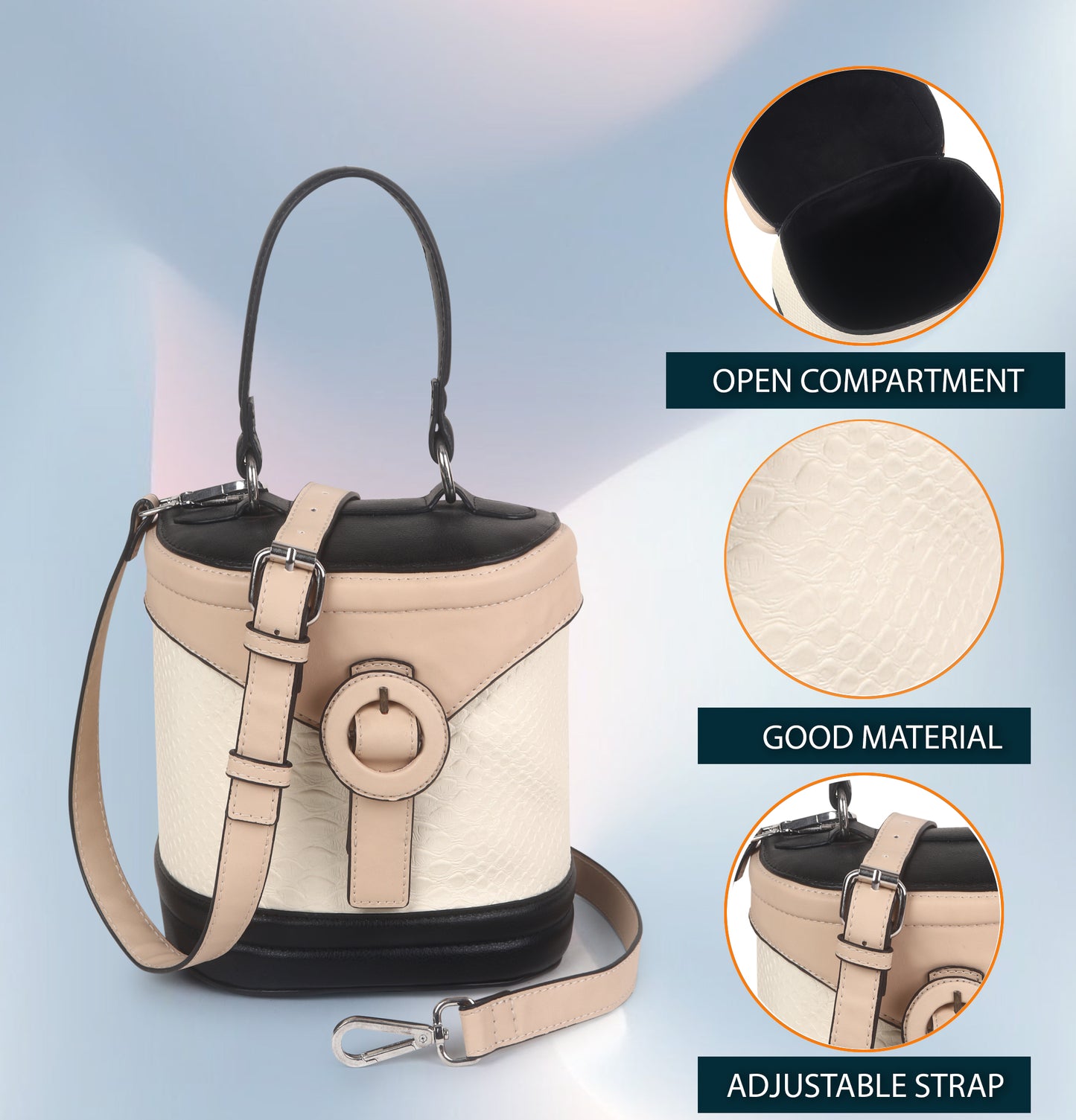 OXTON CROSSBODY BAG - CREAM