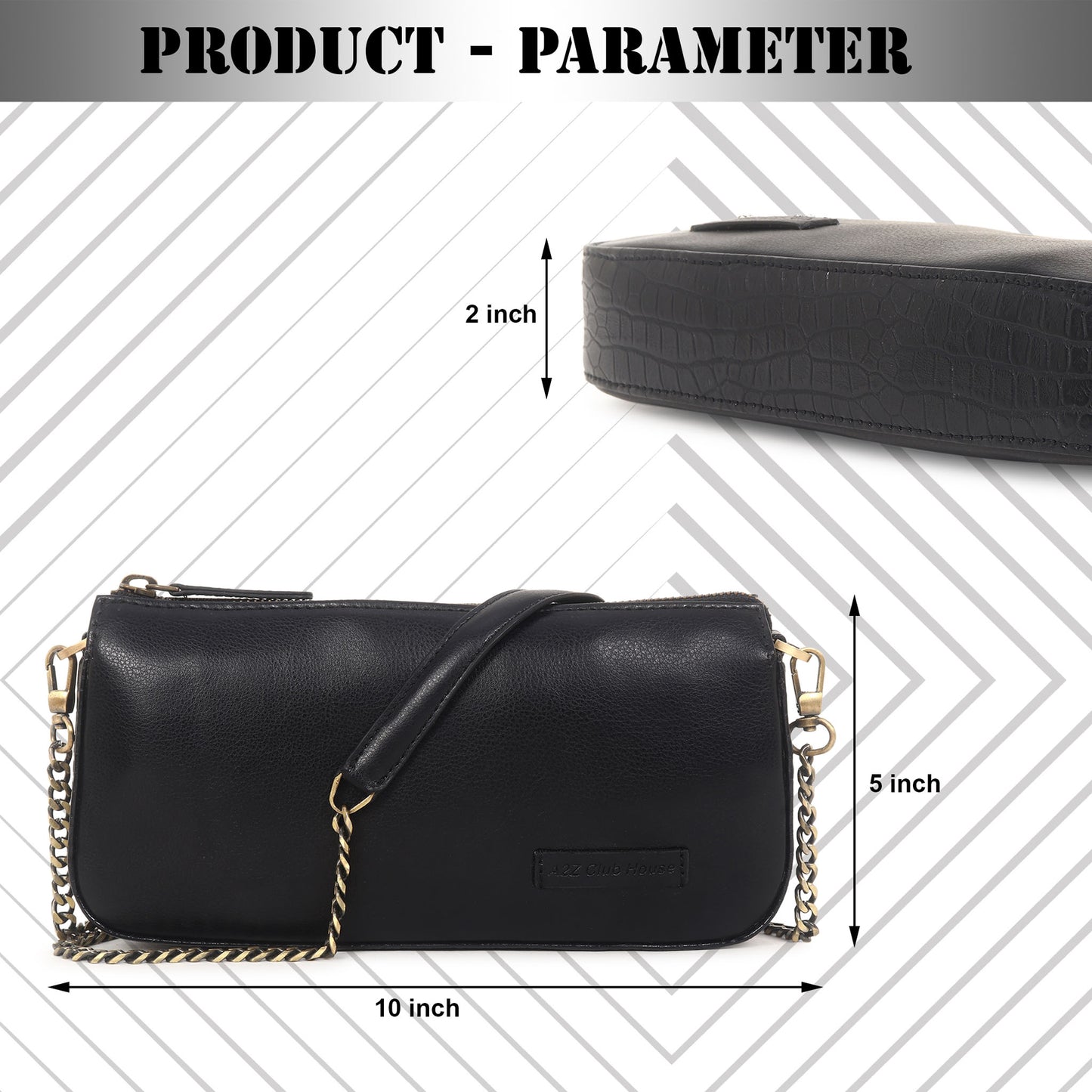 RANCH BLACK CROSSBODY BAG