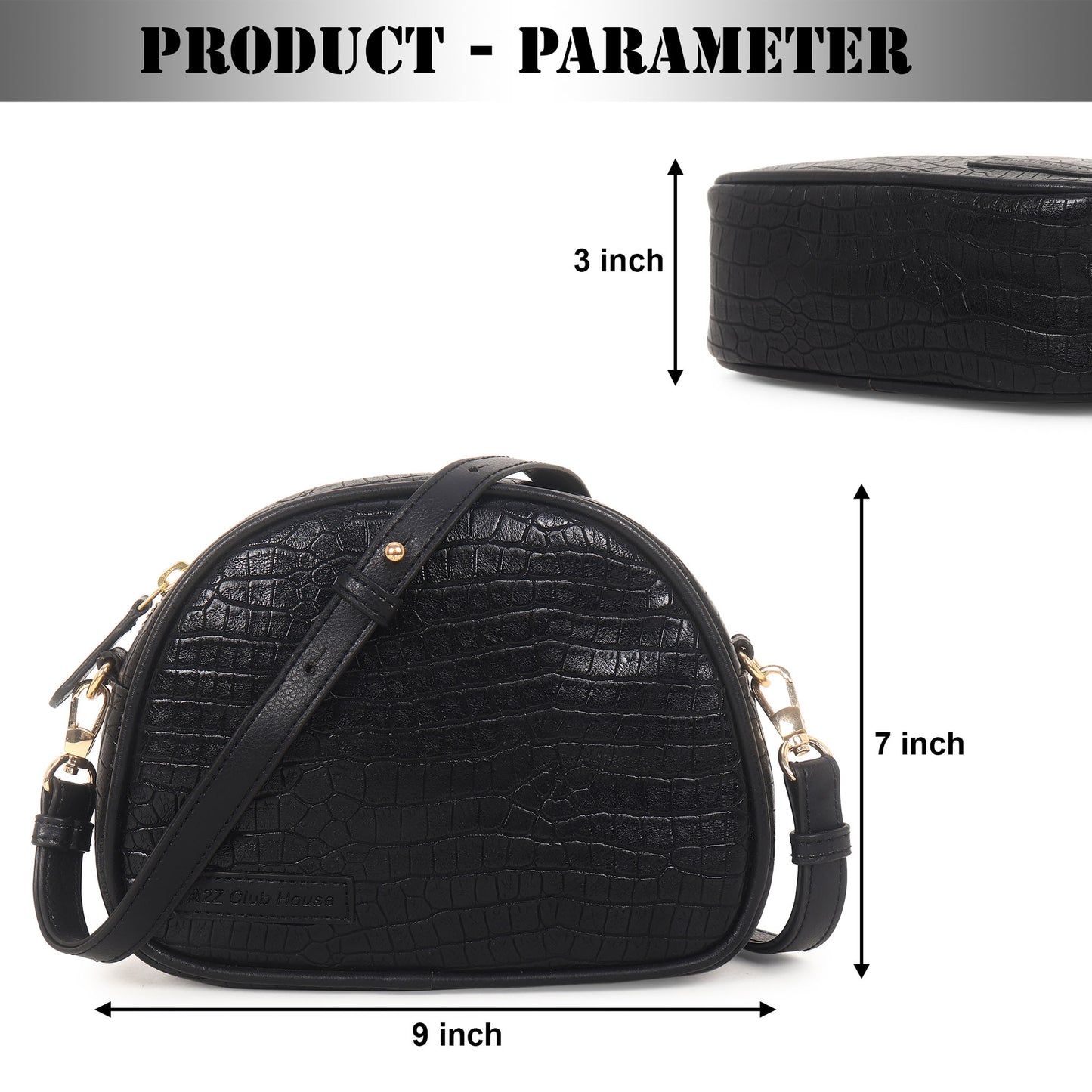 FLUER CROSSBODY BAG BLACK