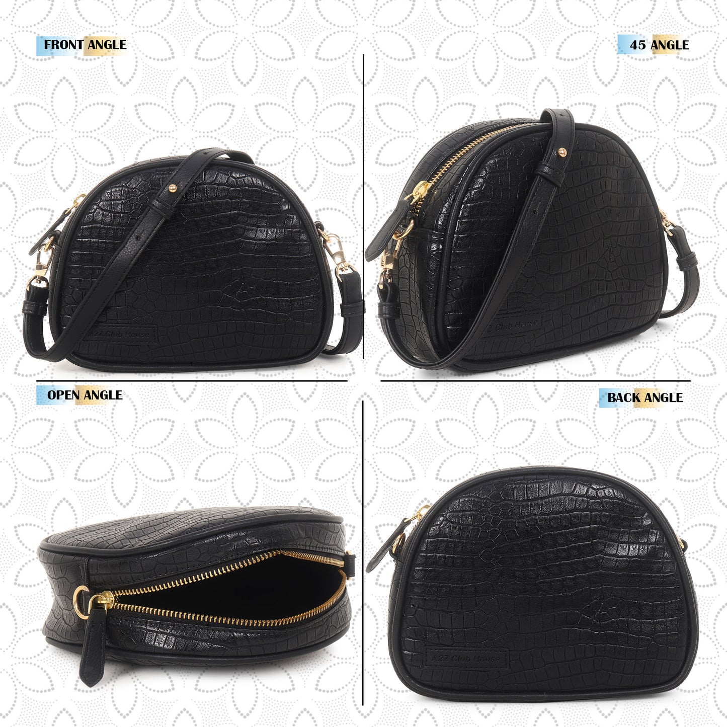 FLUER CROSSBODY BAG BLACK