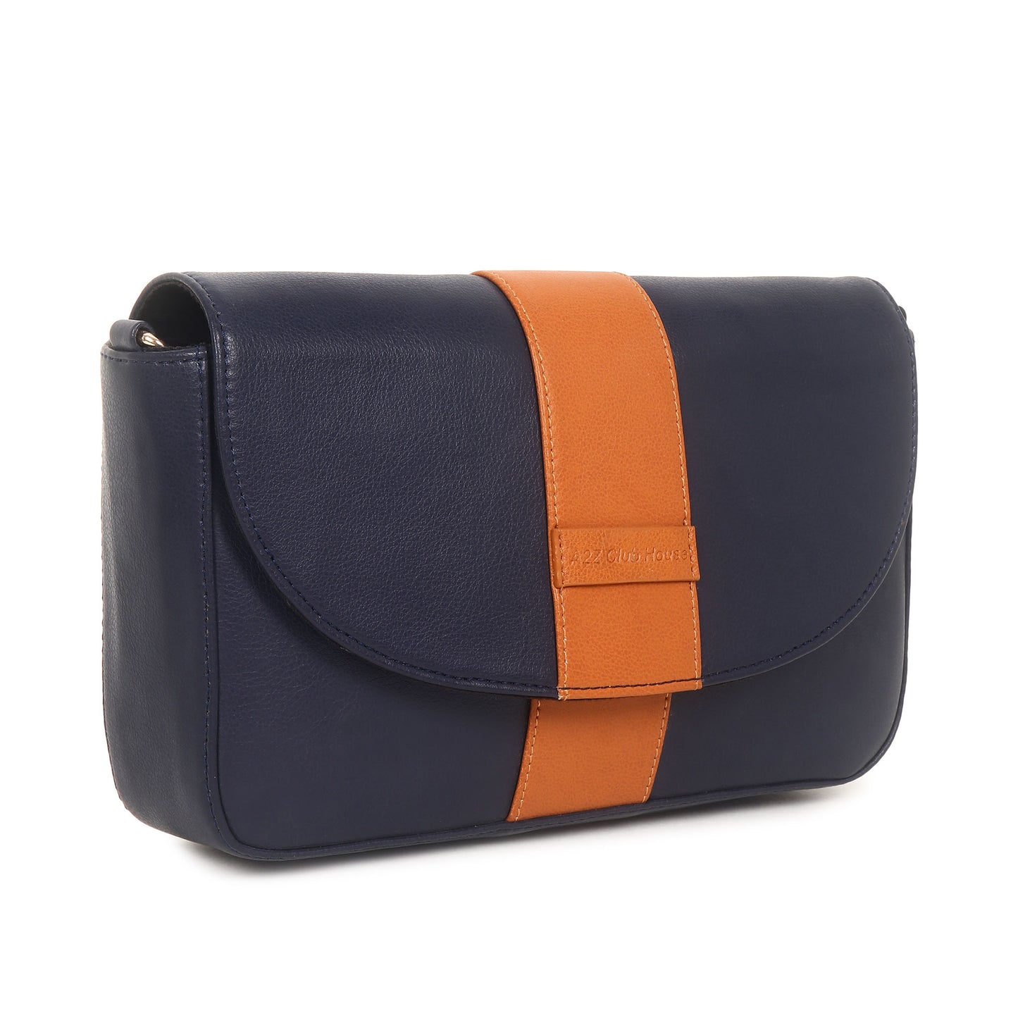 CPTY CROSSBODY BAG BLUE & TAN