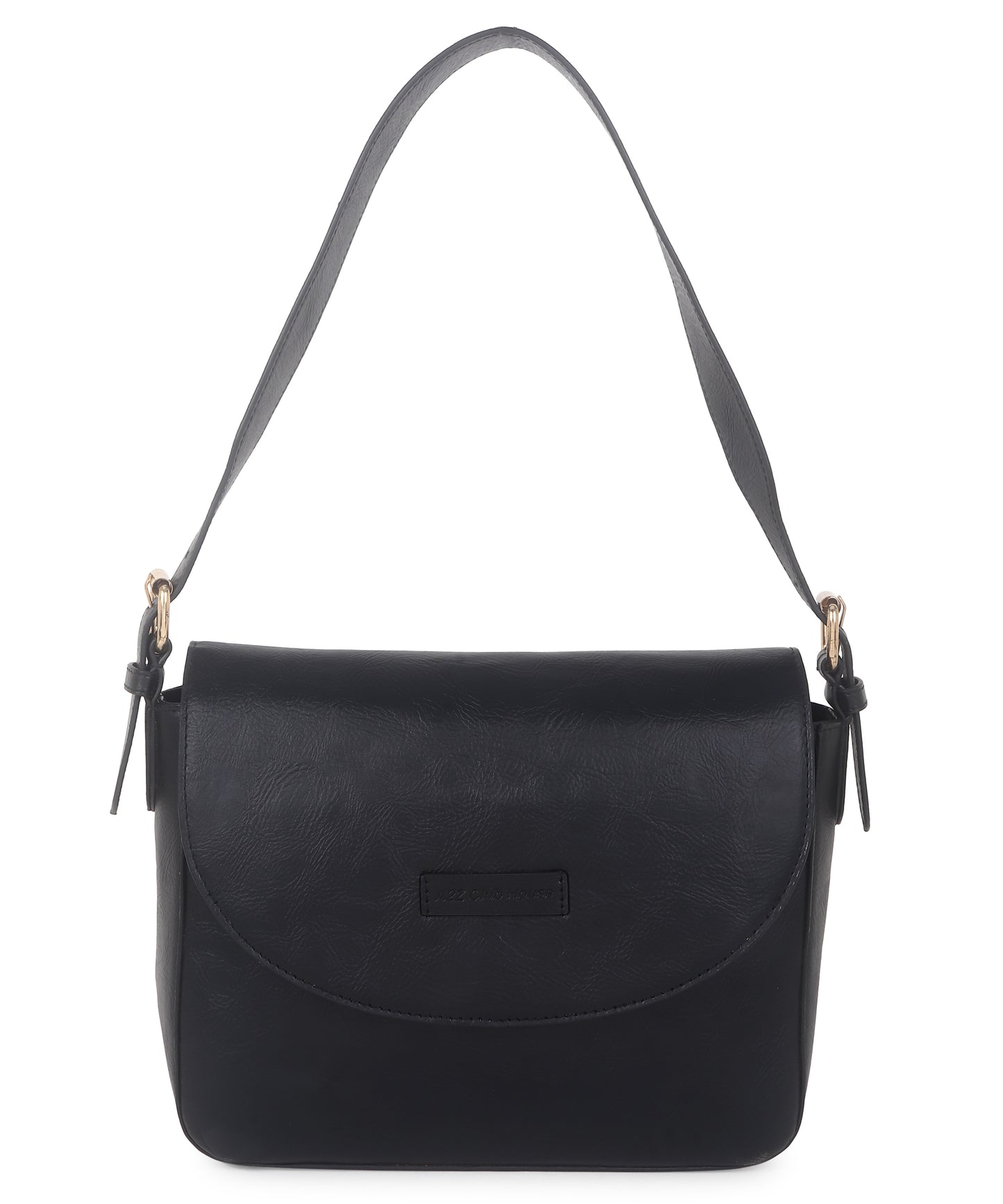 Crack Vagan  leather Shoulder Bag